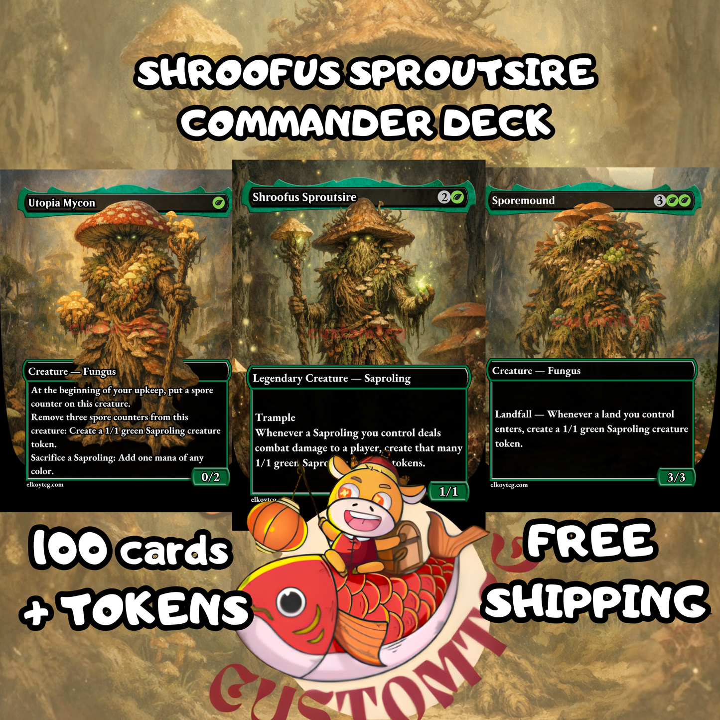 Shroofus Sproutsire Custom Deck