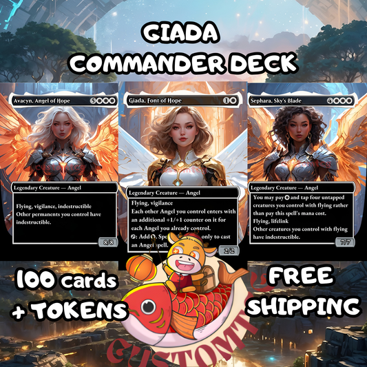 Giada Angel Custom Deck – Cybernetic Glory (Top 12 EDH Custom Series)