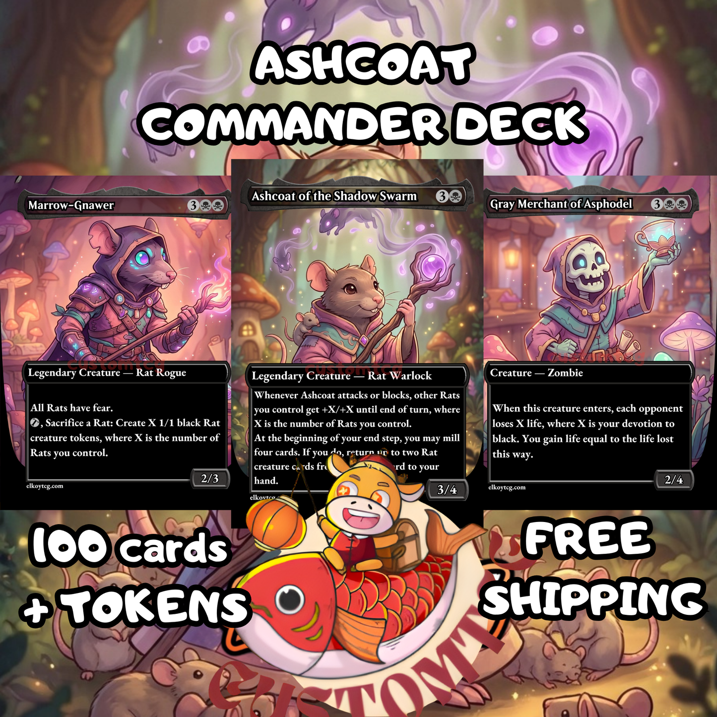 Ashcoat of the Shadow Swarm Custom Deck