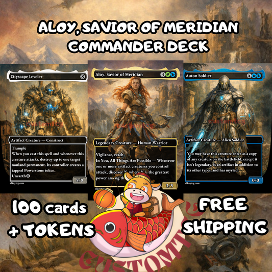 Aloy, Savior of Meridian Custom Deck