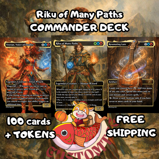 RIKU OF MANY PATHS — Temur Spellslinger Custom Deck