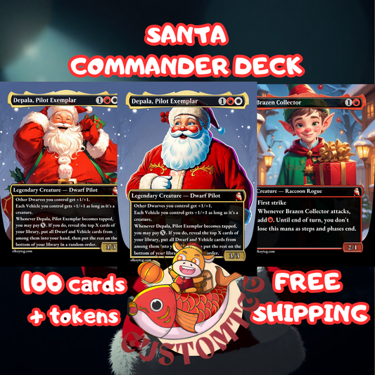 Santa's Workshop Custom Deck