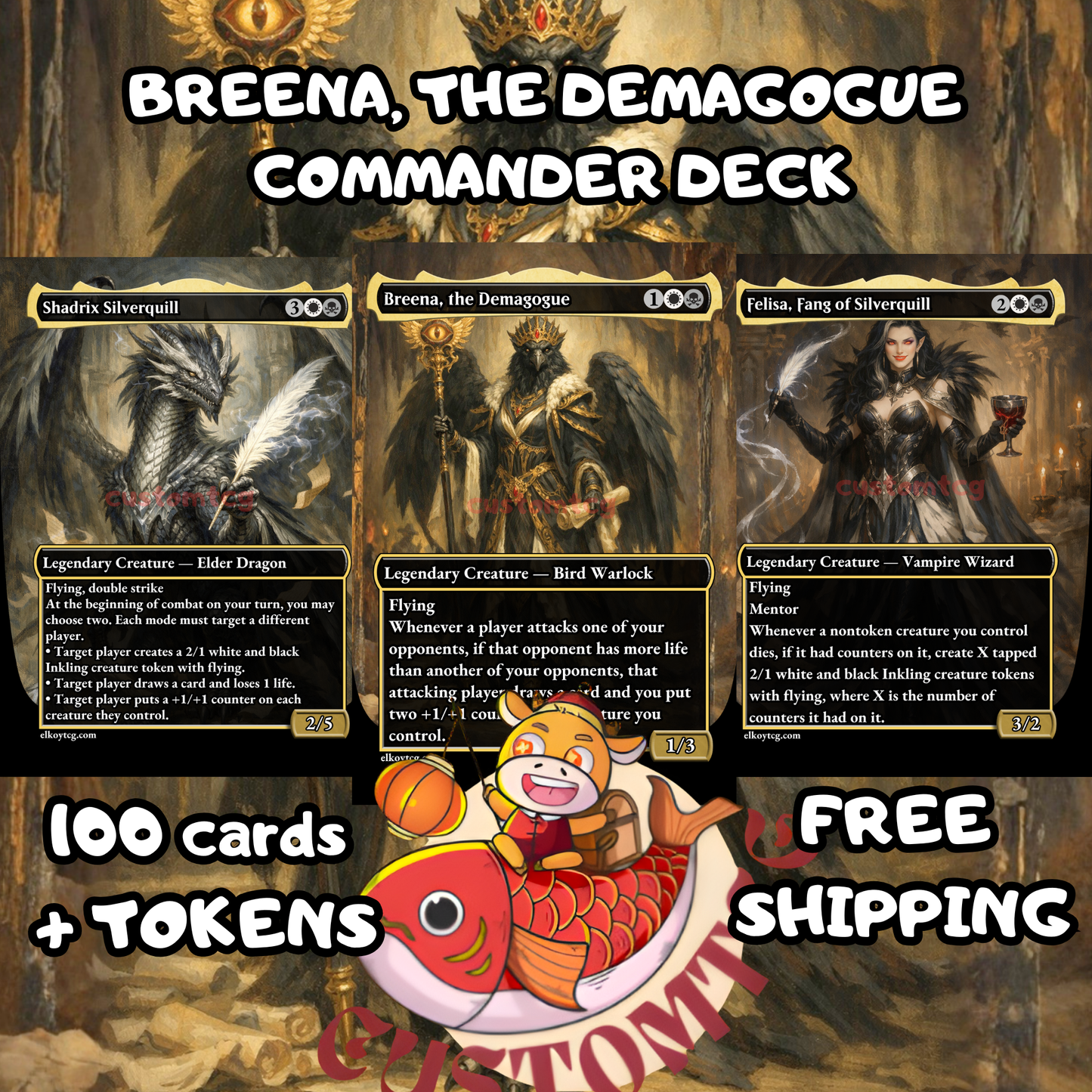Breena, the Demagogue Custom Deck