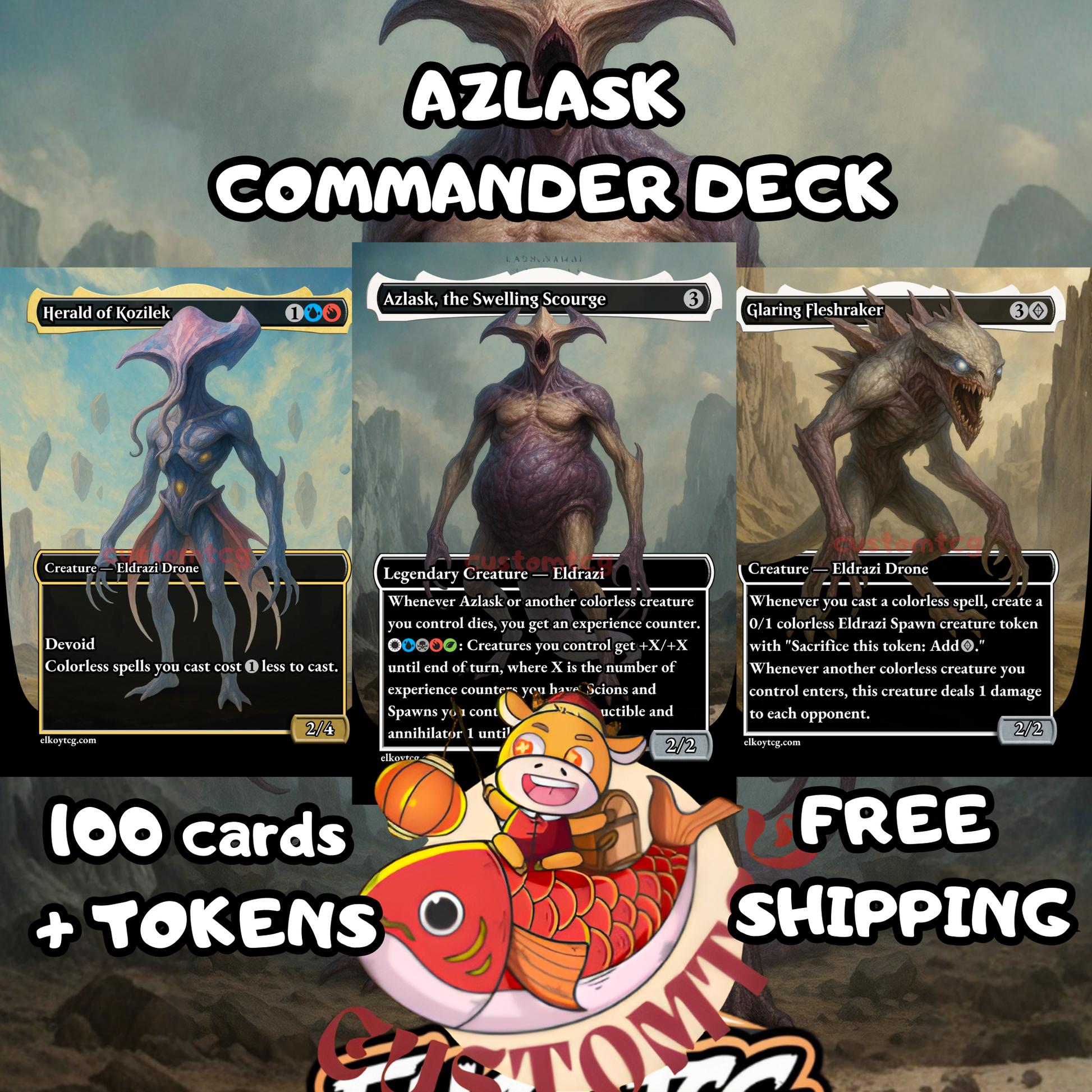 Azlask, Swelling Scourge – Eldrazi Deck