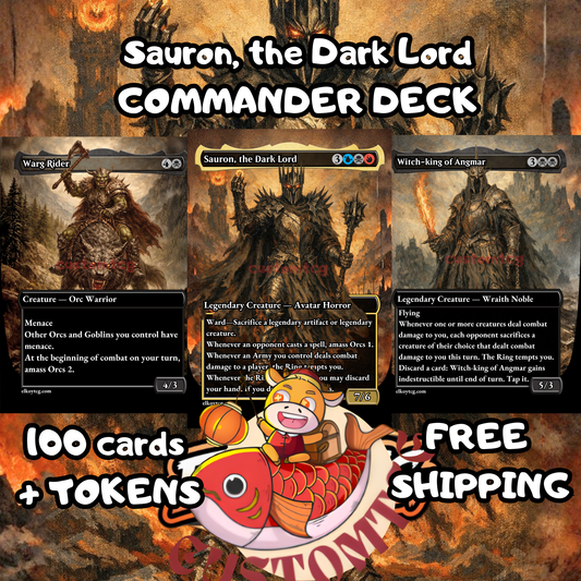 Sauron, the Dark Lord Custom Deck