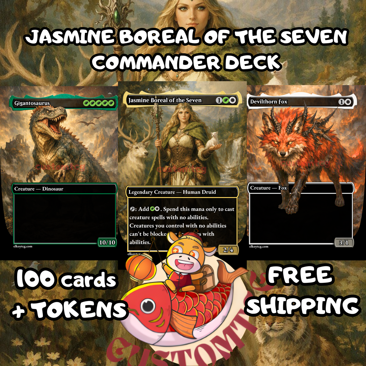 Jasmine Boreal of the Seven Custom Deck