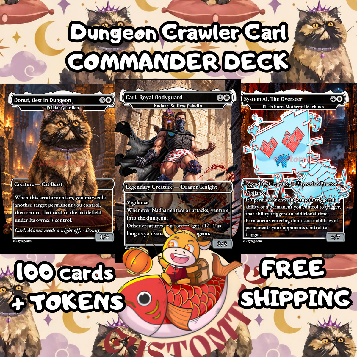 Dungeon Crawler Carl Custom Deck | Mono-White Dungeons, Blink & Initiative