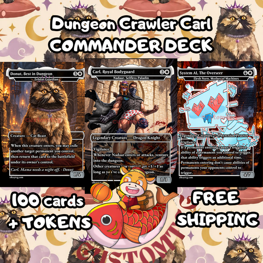 Dungeon Crawler Carl Custom Deck | Mono-White Dungeons, Blink & Initiative