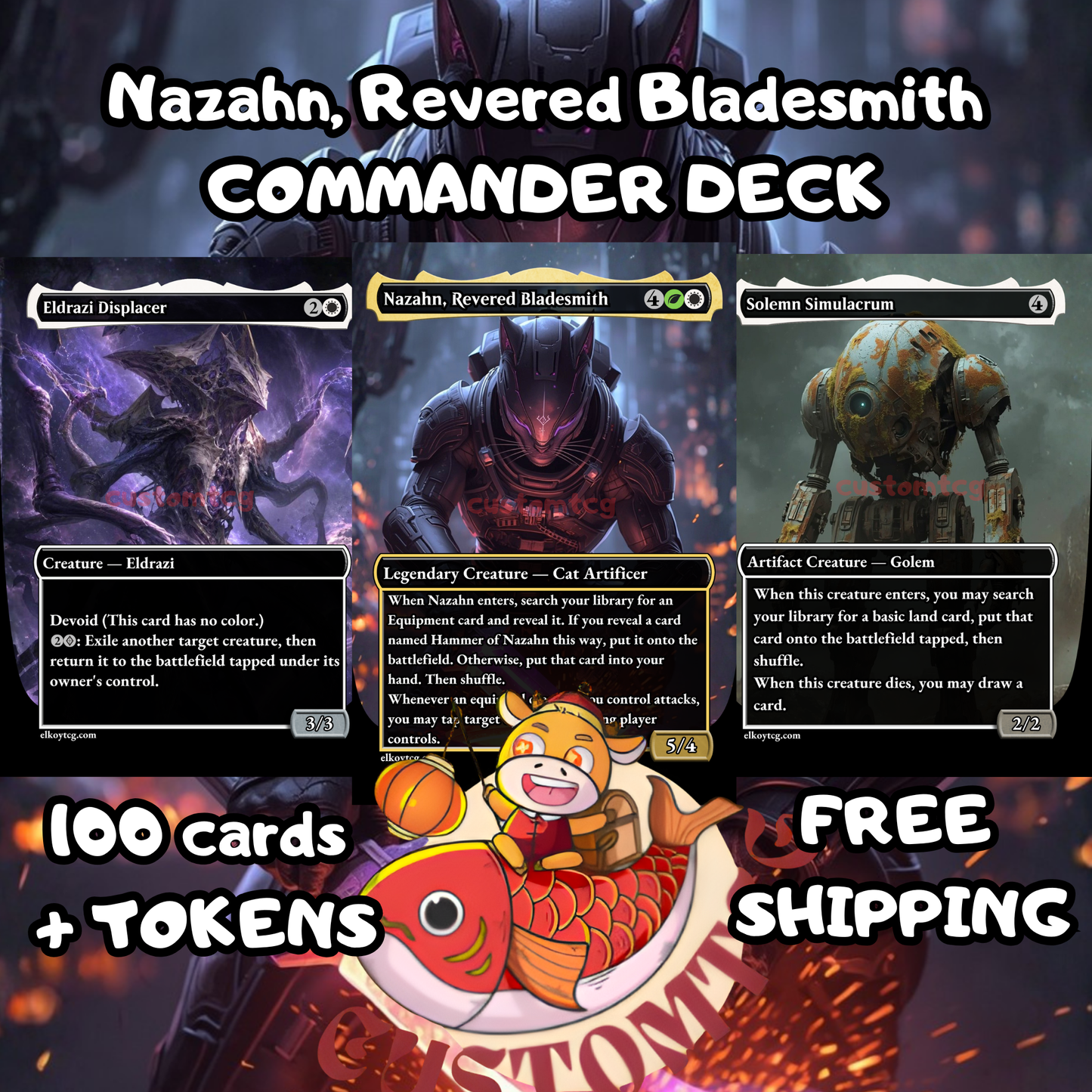 Nazahn, Revered Bladesmith Custom Deck