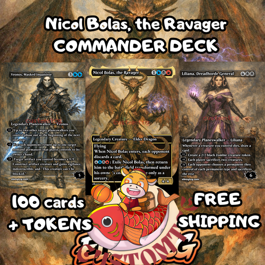 Custom MTG Commander Decks Anime, Videogame & Fantasy Cards Page 17 ElkoyTCG Custom MTG Commander Decks Anime, Videogame & Fantasy Cards Page 17 ElkoyTCG