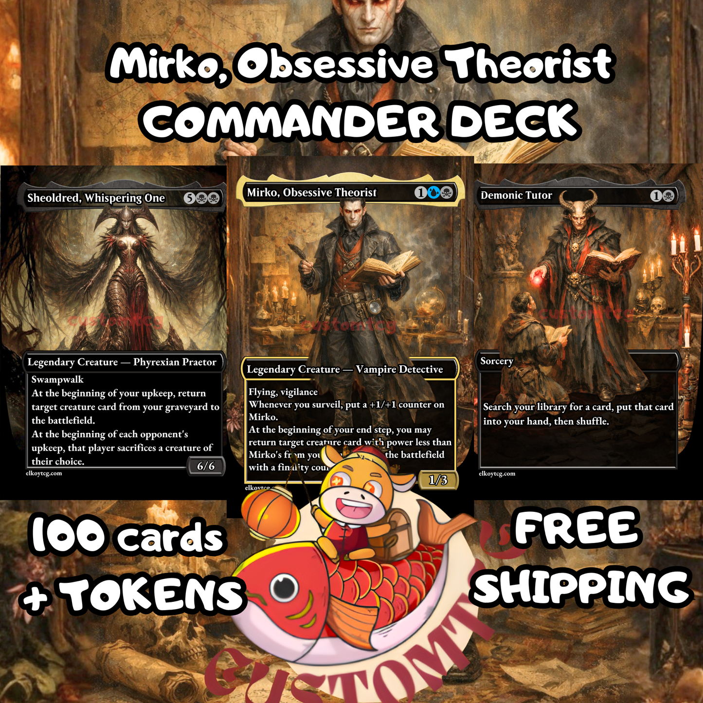 Mirko, Obsessive Theorist – CUSTOM Deck 🧛🔍