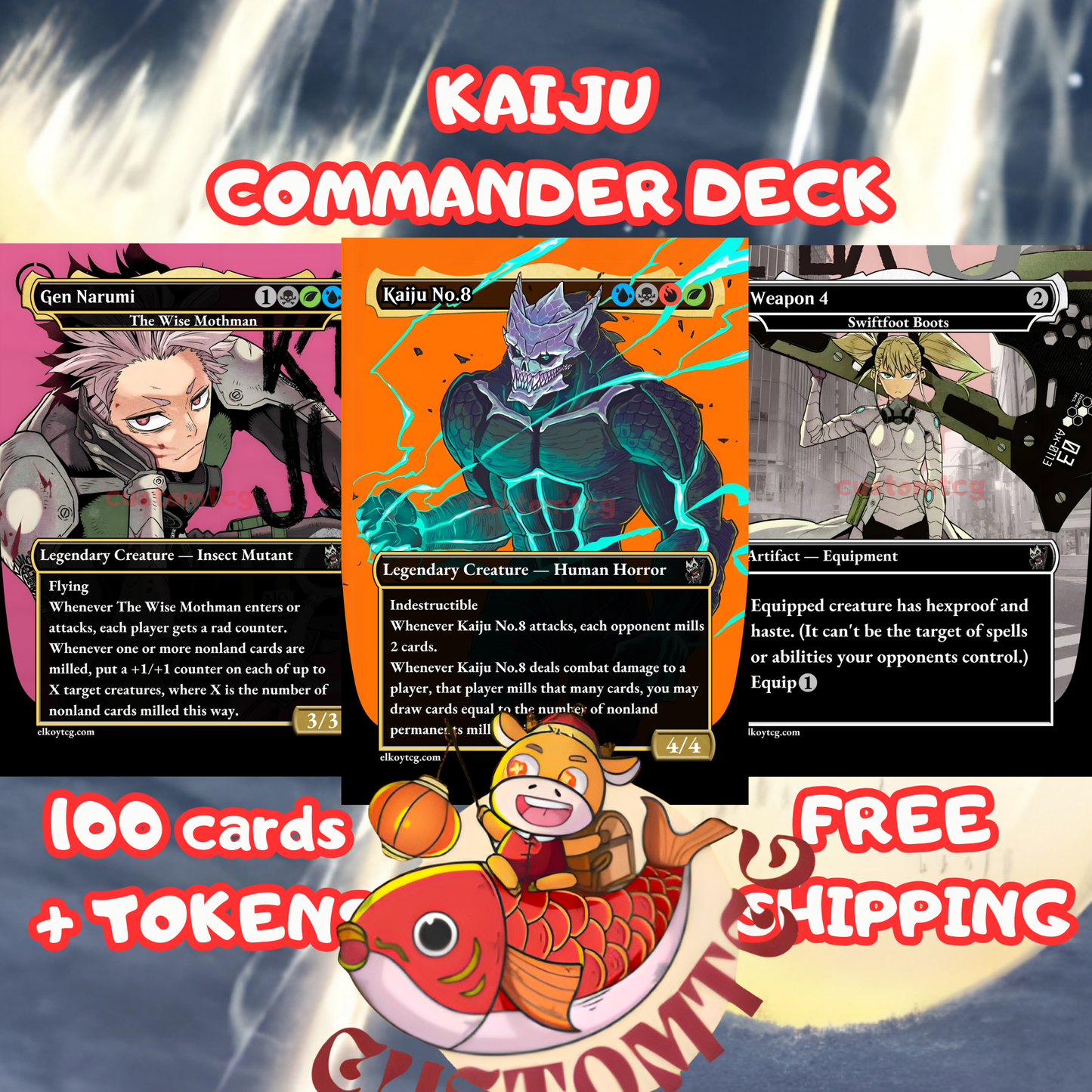 KAIJU Commander Deck