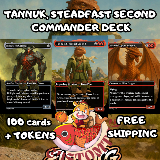 🔥 Tannuk, Steadfast Second — Custom Commander Deck