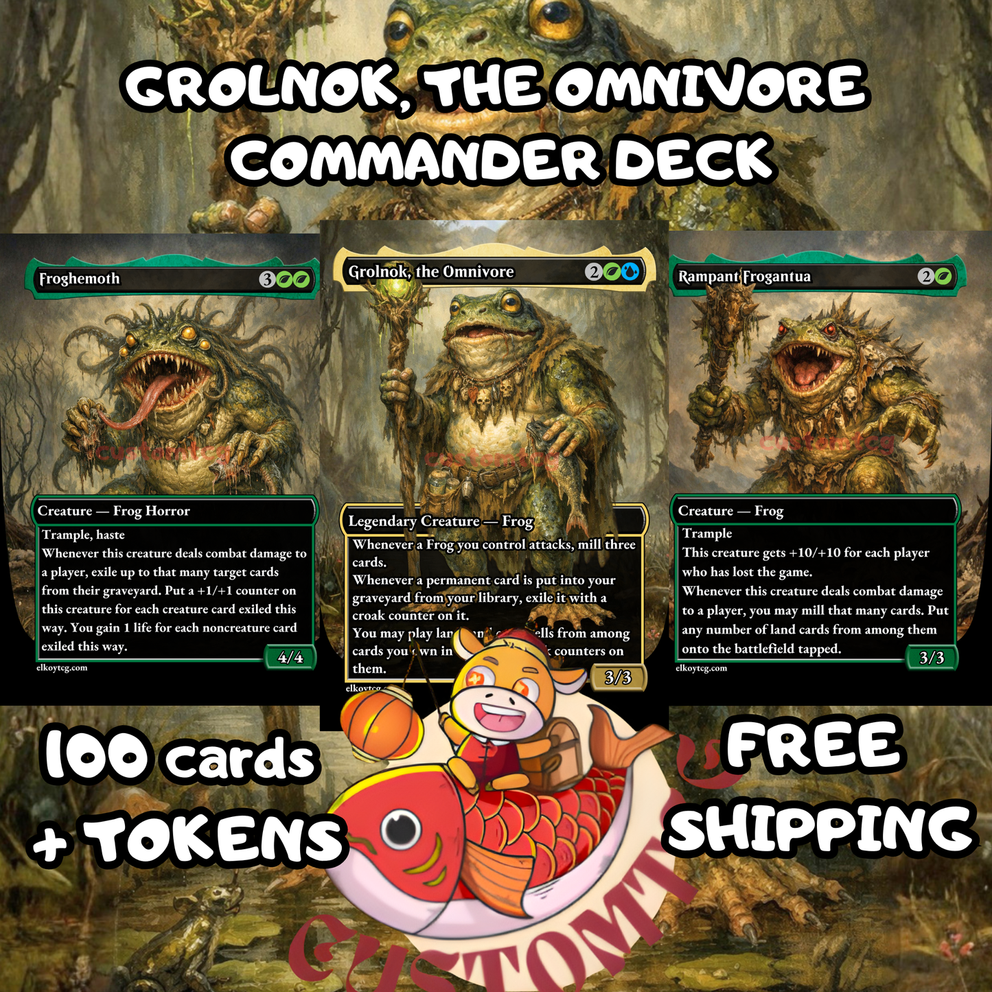 Grolnok, the Omnivore Custom Deck