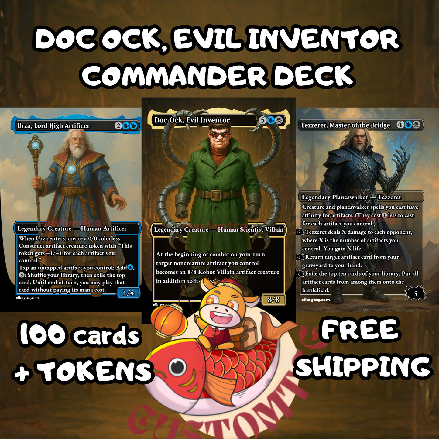 Doc Ock, Evil Inventor – Custom Commander Deck (100 Cards + Tokens) –  ElkoyTCG