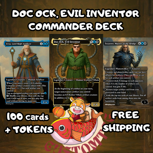Doc Ock, Evil Inventor – Custom Commander Deck (100 Cards + Tokens)