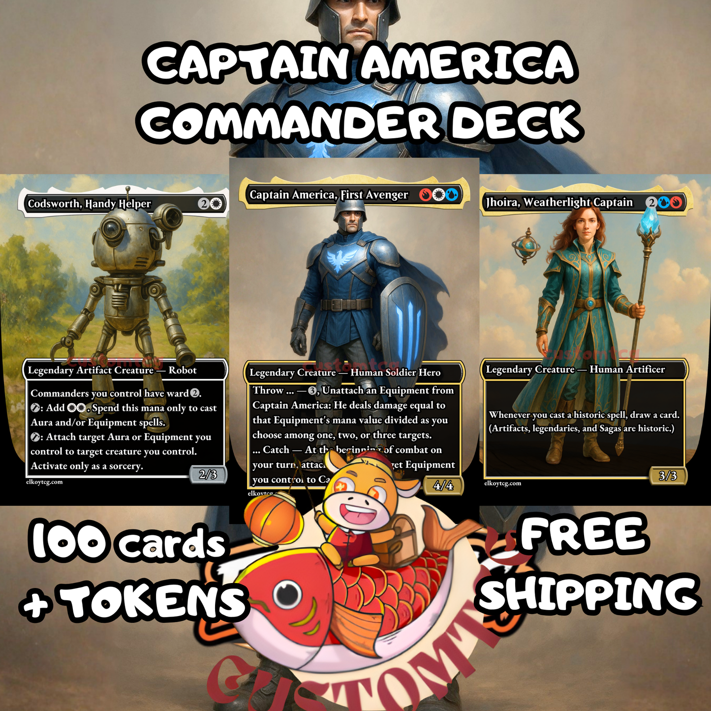 Captain America, First Avenger Custom Deck