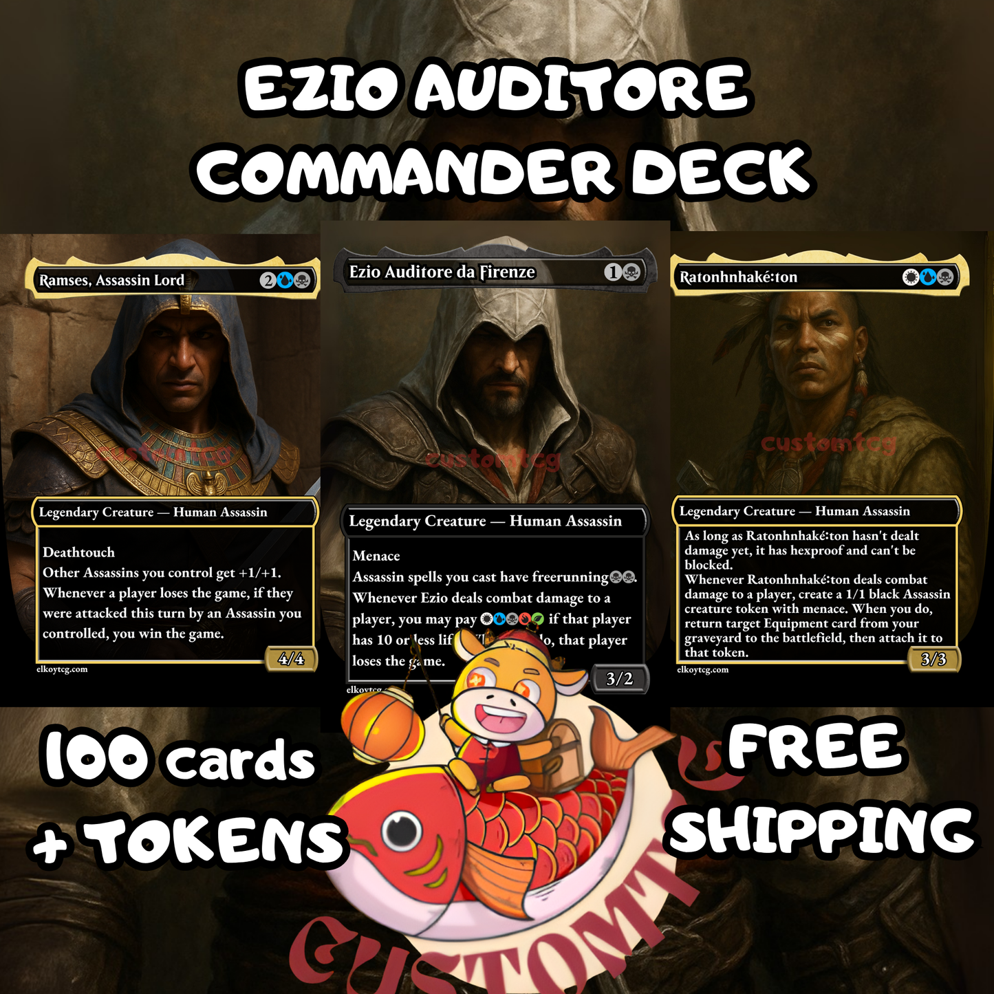 Ezio Auditore da Firenze Custom Deck