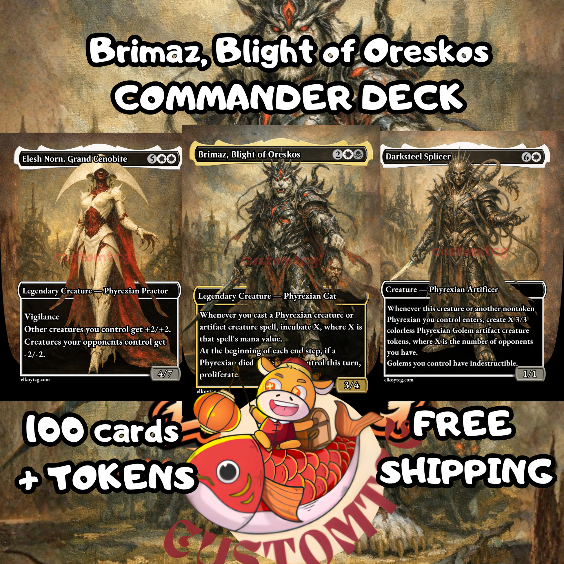 Brimaz, Blight of Oreskos Custom Deck