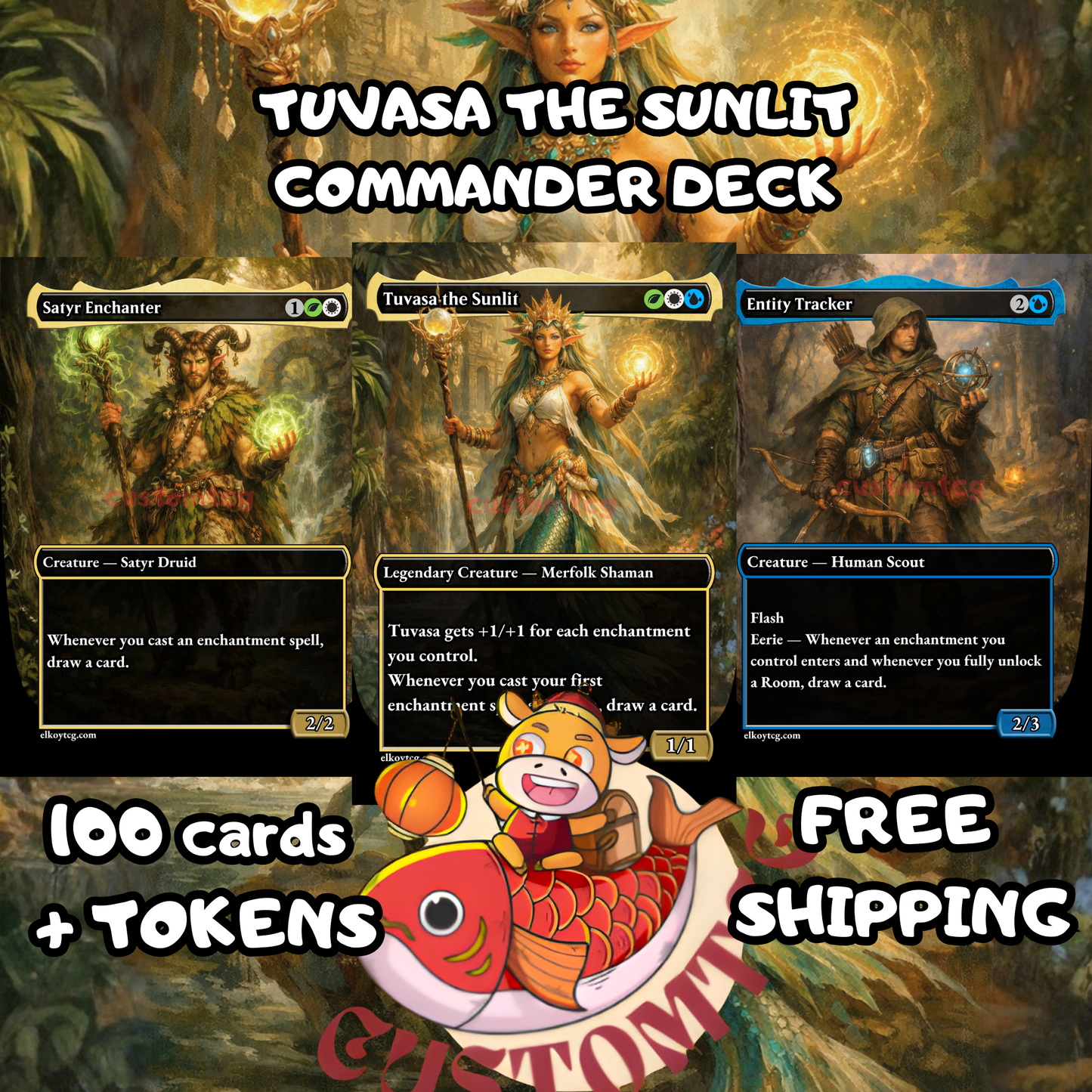 Tuvasa the Sunlit Custom Deck