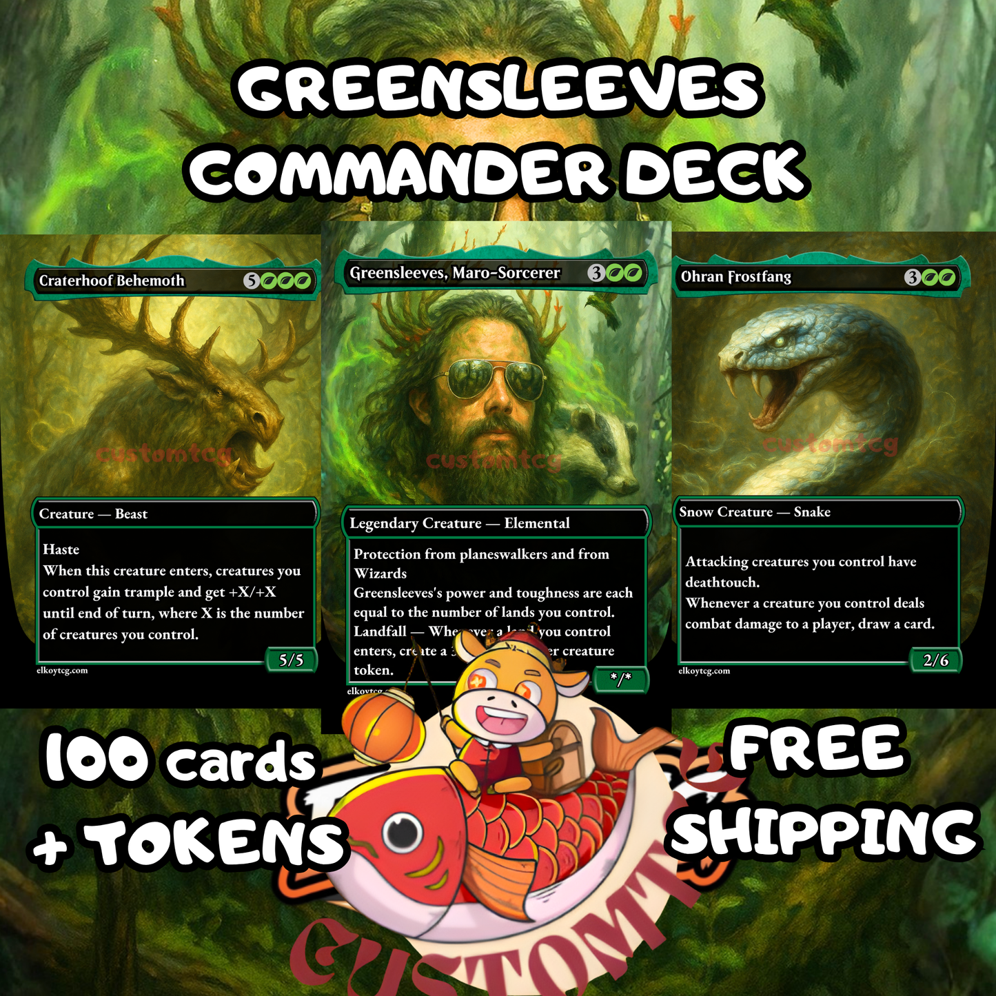 Greensleeves, Maro-Sorcerer Custom  Deck