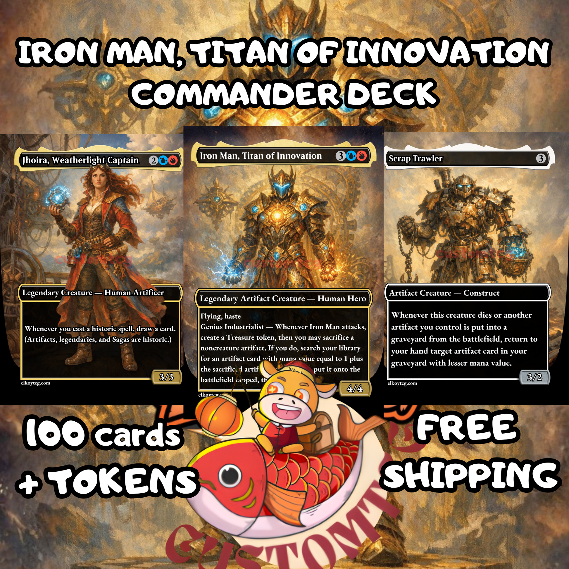 Iron Man, Titan of Innovation Custom Deck Iron Man, Titan of Innovation Custom Deck
