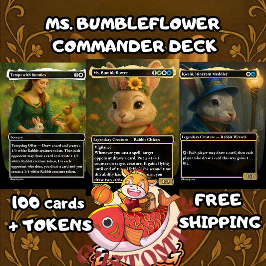 Ms. Bumbleflower — Top 48 Commander Showcase 🌼🐰