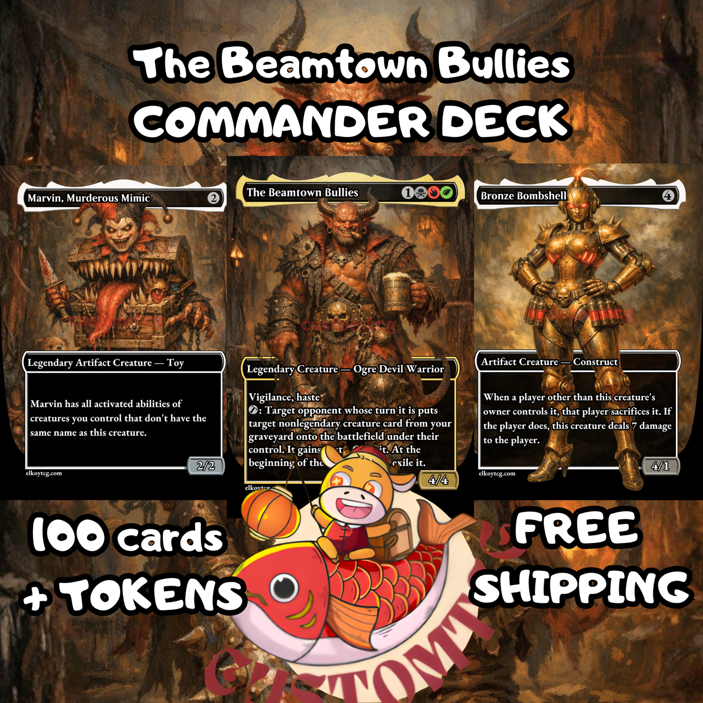 The Beamtown Bullies custom deck