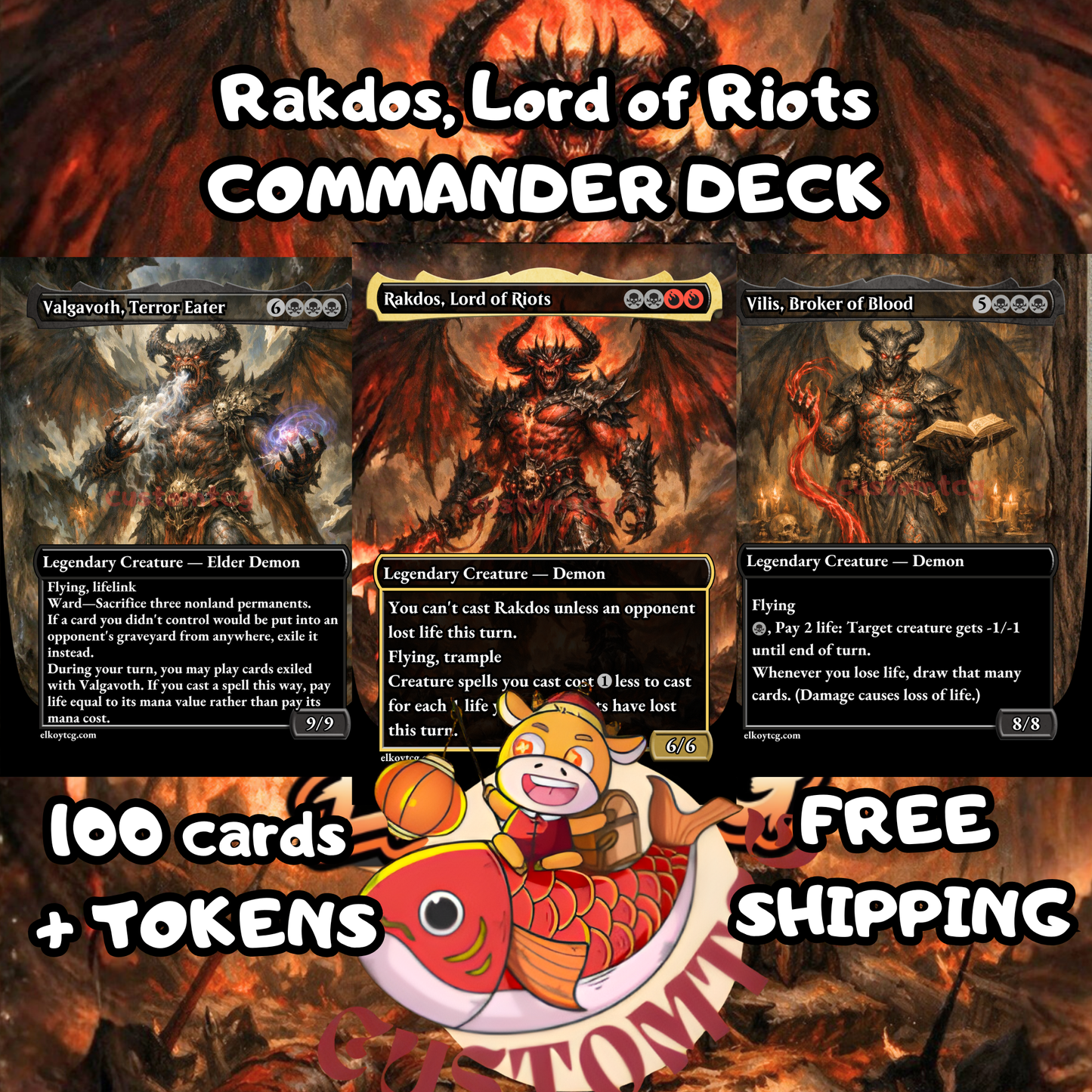 Rakdos, Lord of Riots Custom Deck