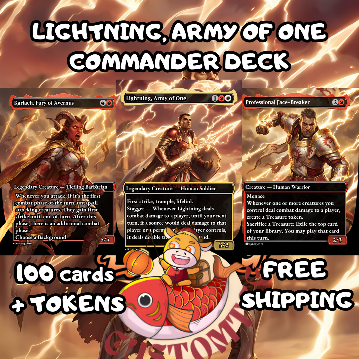 ⚡ Lightning, Army of One – Deck ⚡