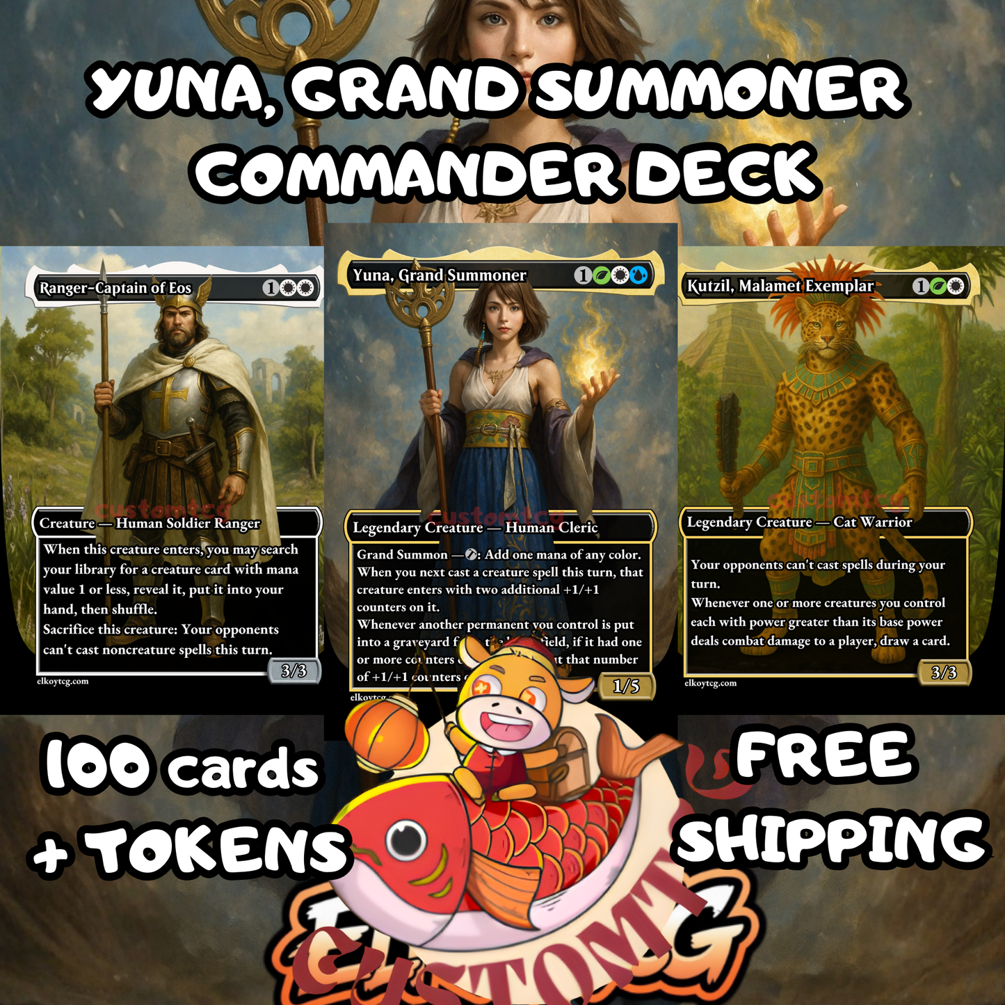 ✨ Yuna, Grand Summoner — Custom Deck