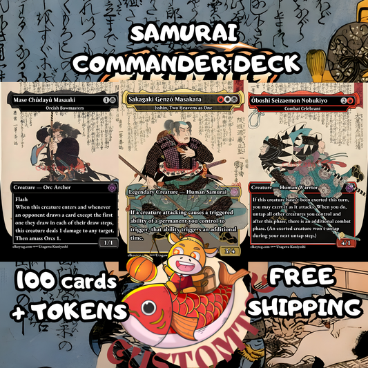 Samurai Custom Themed Deck