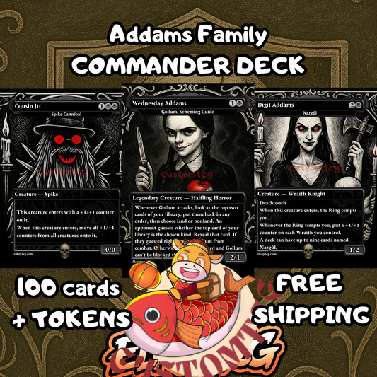 Addams Family Custom Deck
