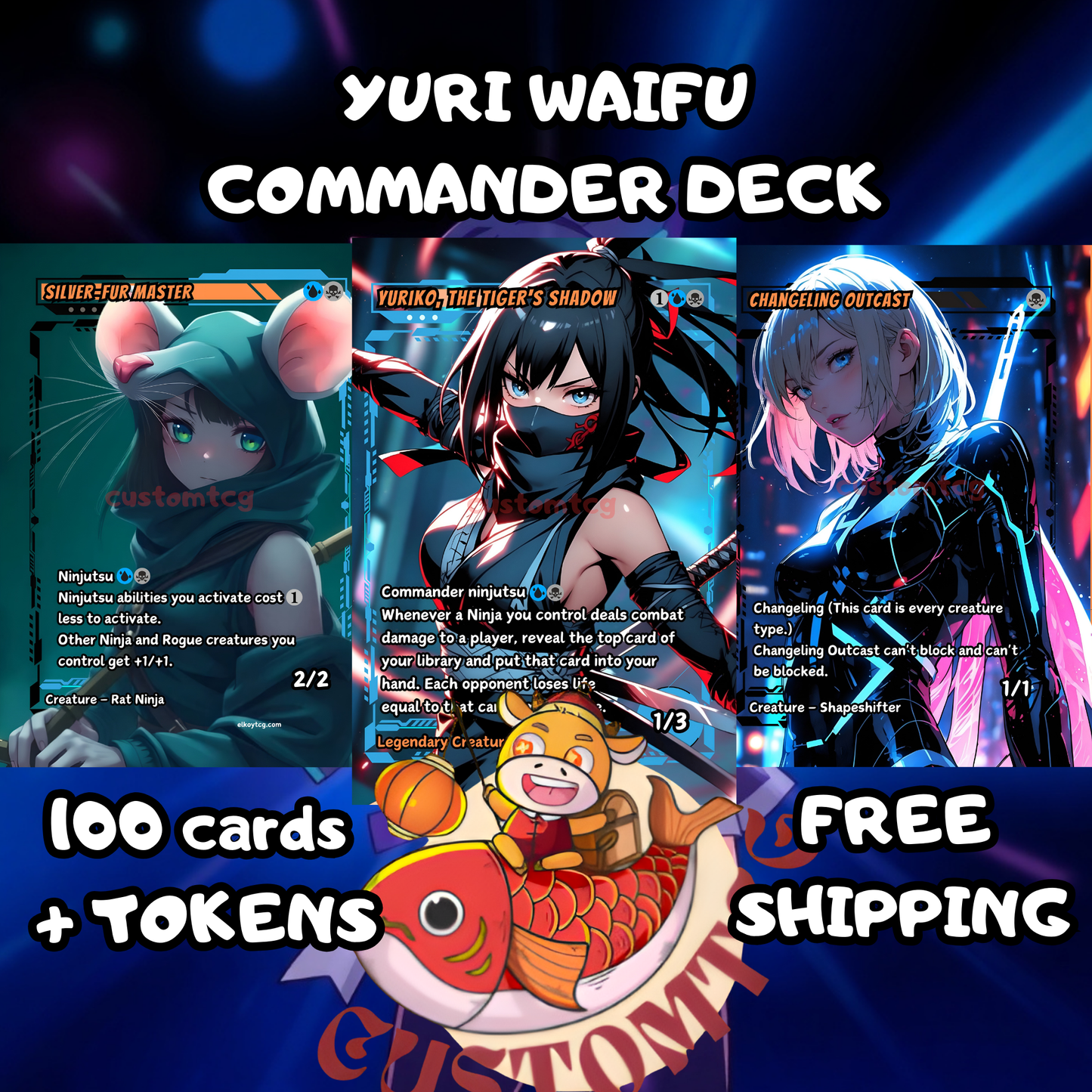 Yvrik0 Waifu C0mmander Deck