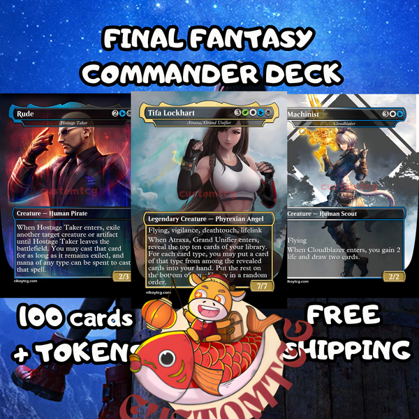 mtg tifa commander deck Tifa, Martial Artist | FINAL FANTASY Commander