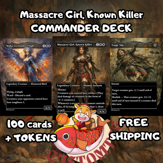Massacre Girl, Known Killer — Mono-Black -1/-1 Counters Custom Deck