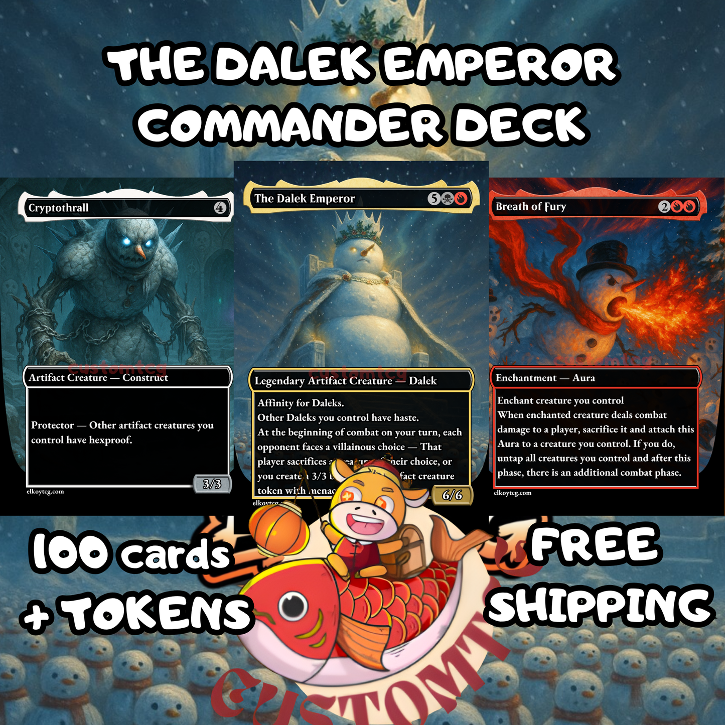 The Dalek Emperor Custom Deck