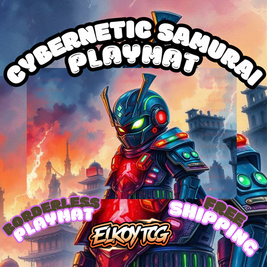 Day1: Cybernetic samurai playmat