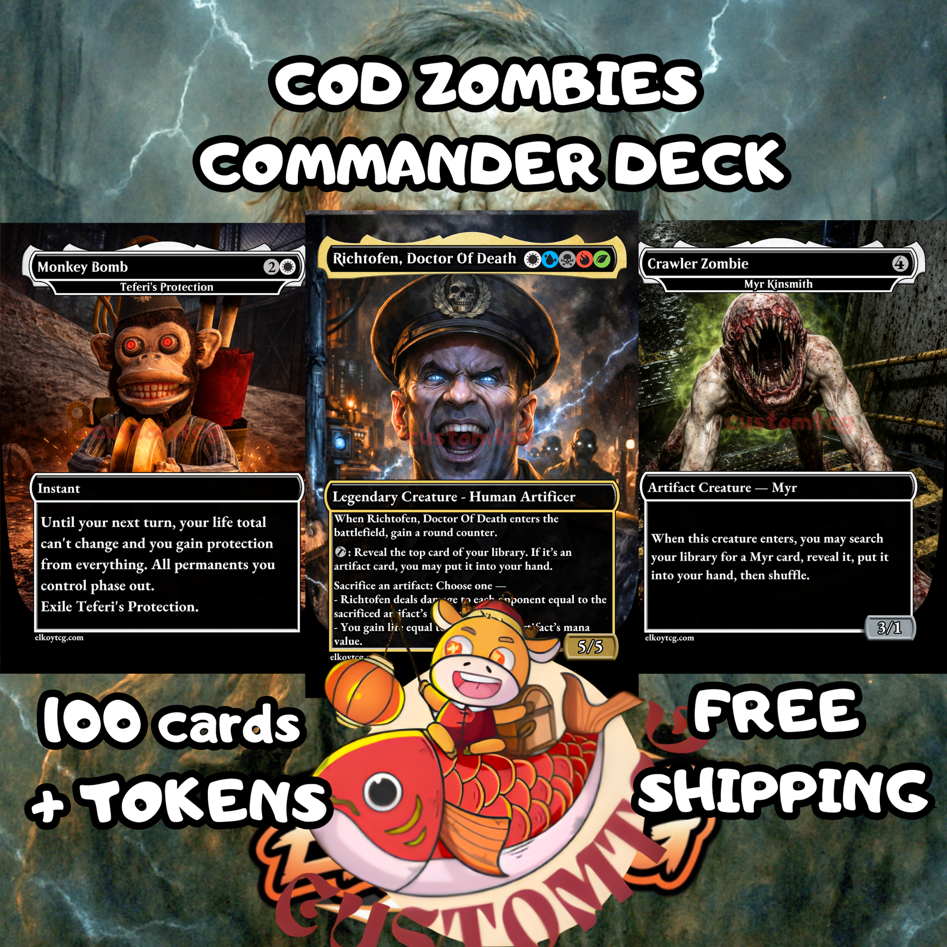 COD Zombies Custom Deck – ElkoyTCG