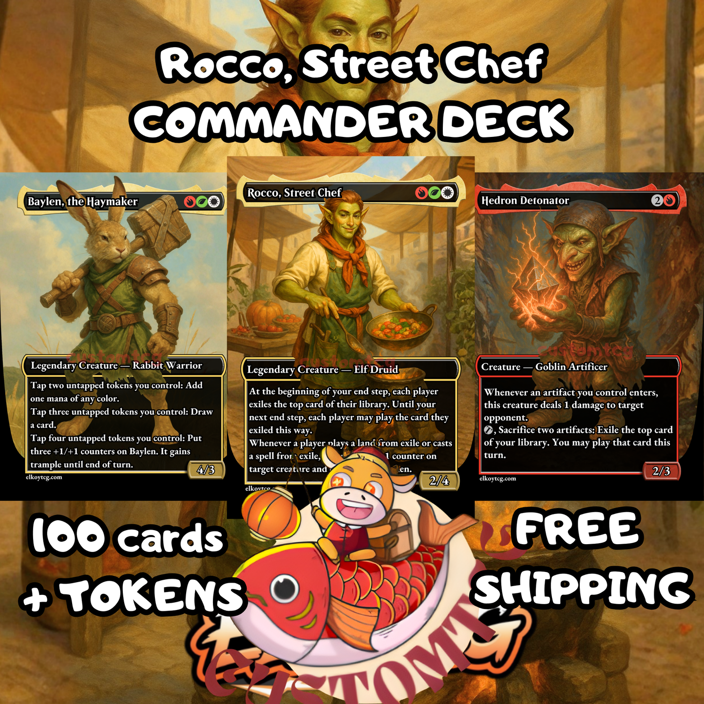 Rocco, Street Chef Custom Deck