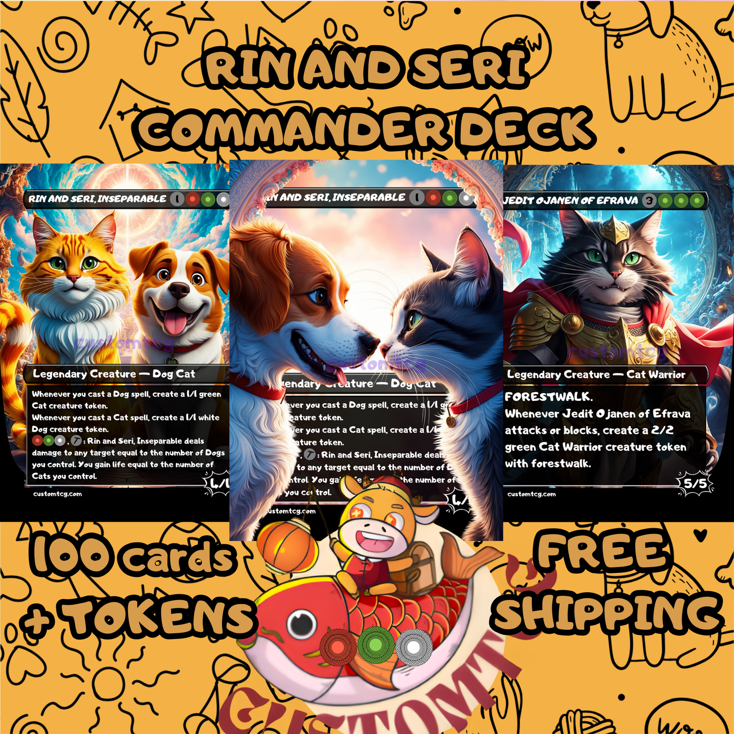 Rin and Seri - Dogs and Cats Deck