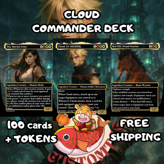 Cloud, Ex-SOLDIER – Custom Deck