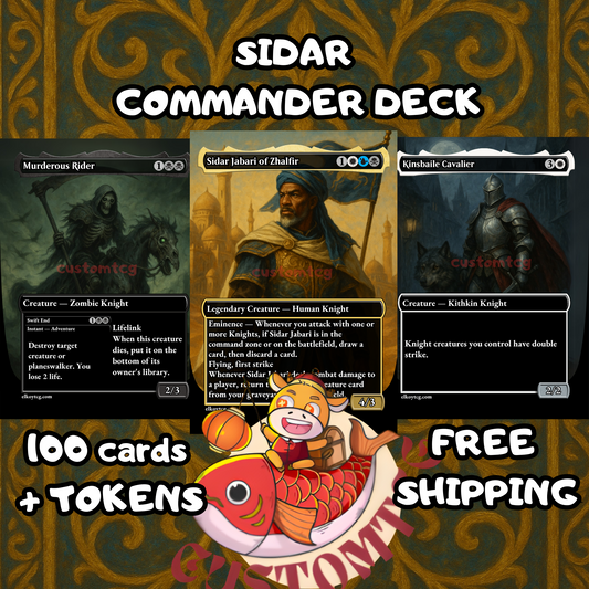 Sidar Jabari of Zhalfir Custom Deck