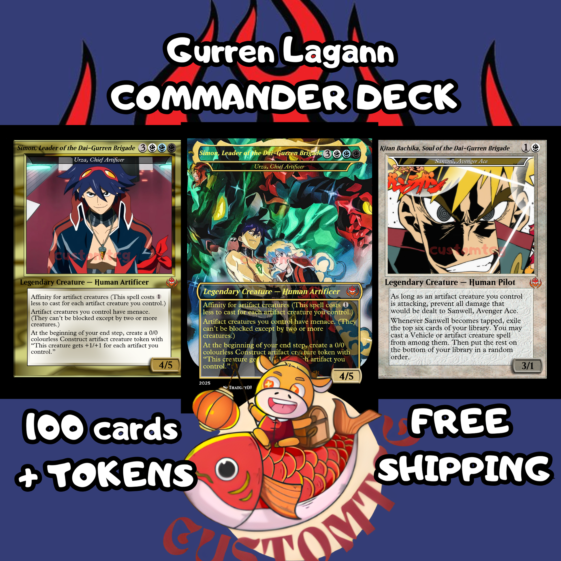 Gurren Lagann Custom Deck – ElkoyTCG