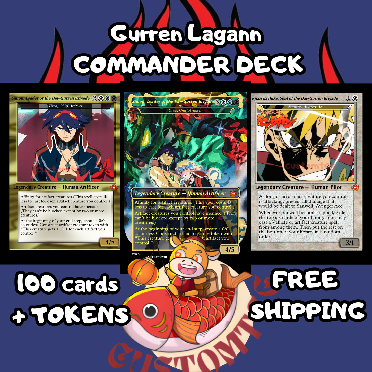 Gurren Lagann Custom Deck