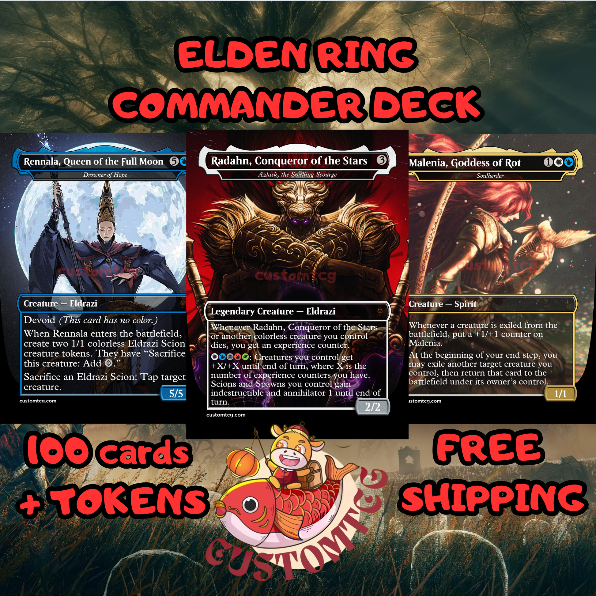 Elden Ring Radhan Custom Deck ElkoyTCG Elden Ring Radhan Custom Deck ElkoyTCG