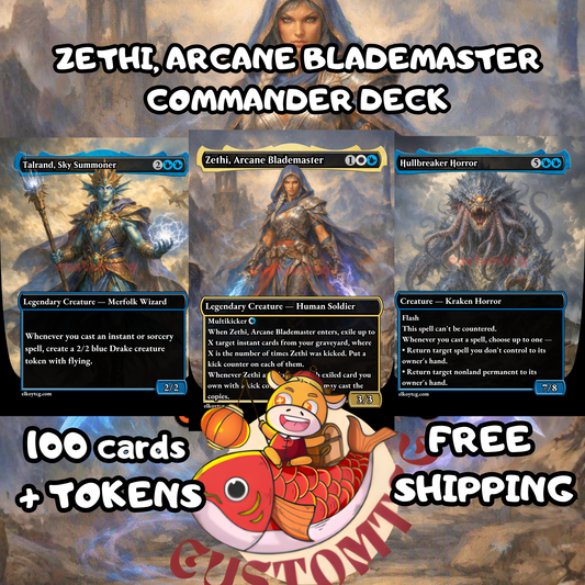 Zethi, Arcane Blademaster Custom Deck
