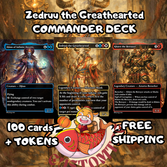 Zedruu the Greathearted Custom Deck