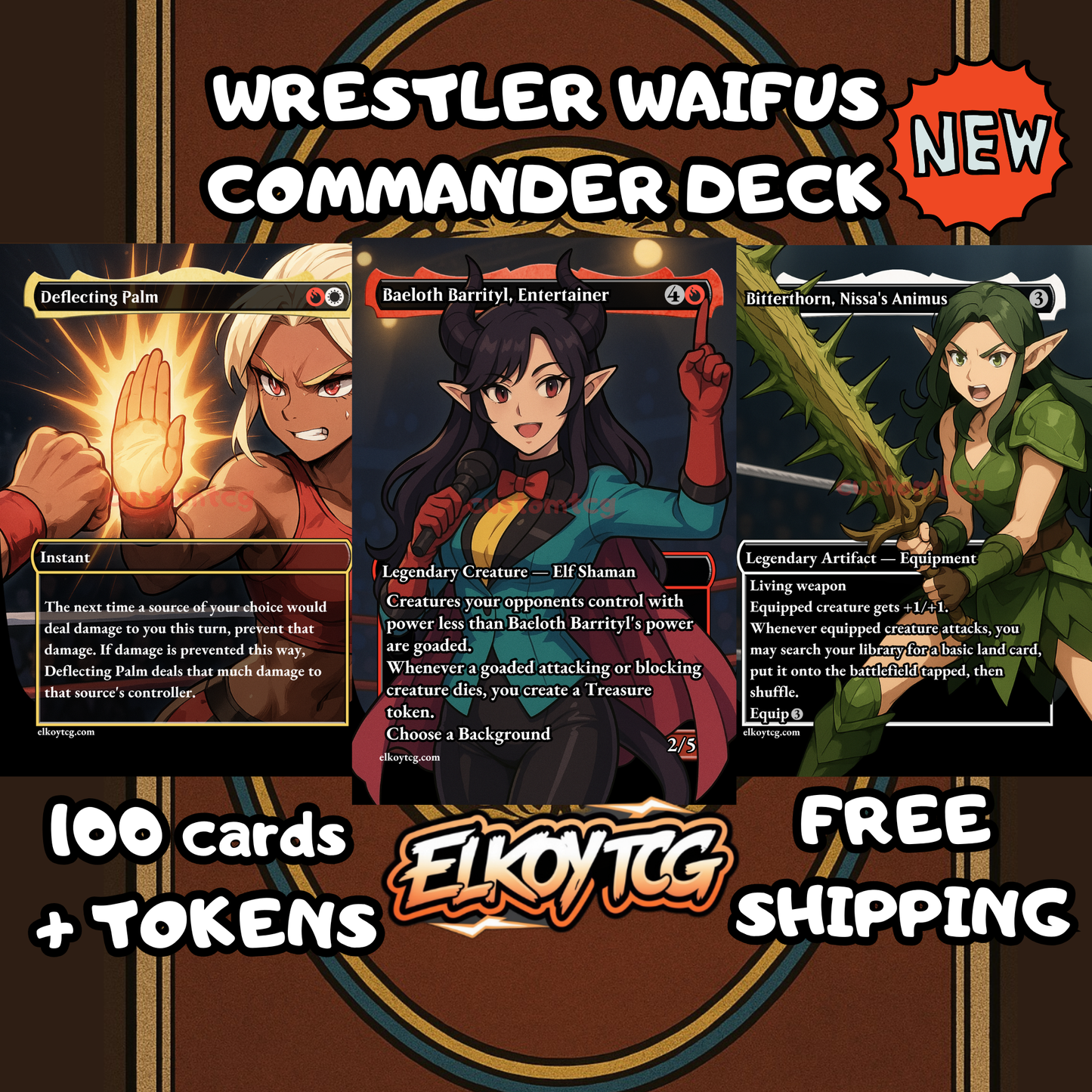 Wrestler Waifus – Custom Themed Deck