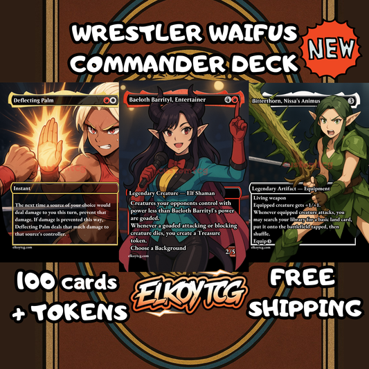 Wrestler Waifus – Custom Themed Deck